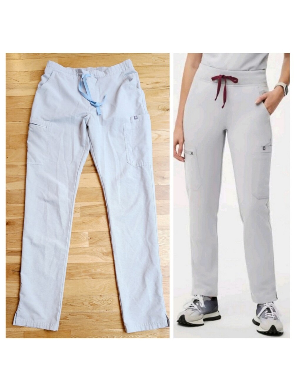 Figs Yola High-Rise Slim Scrub Jogger Pant Limited Edition Stripe Small Tall